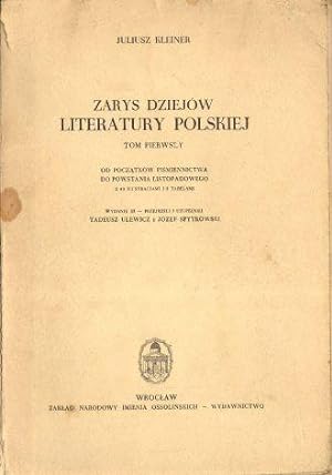Zarys dziejow literatury polskiej t.1-2