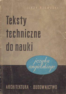 Teksty techniczne do nauki jez. ang. Architektura, budownictwo