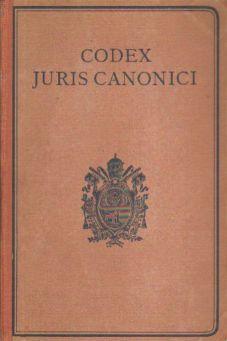 Codex Juris Canonici. PII X Pontificis Maximi