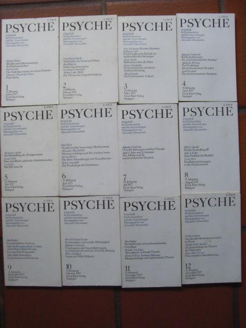 Psyche. Zeitschrift für Psychoanalyse und Ihre Anwendungen. 31. Jahrgang 1977