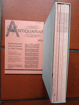 Antiquariat 70 Nr. 1-12 Zeitschrift für alle Fachgebiete des Buch- und Kunstantiquariats mit den ...