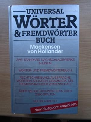 Mackensen Universal-Wörter- und Fremdwörterbuch