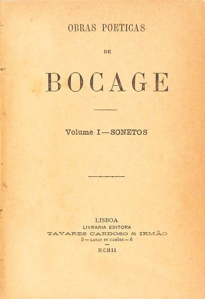 Obras Poeticas de Bocage