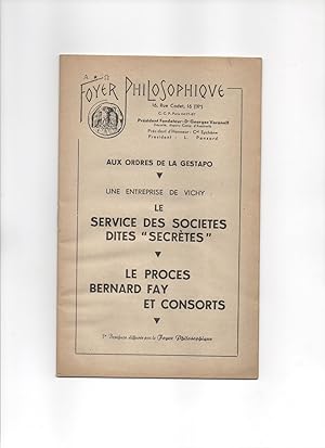 FOYER PHILOSOPHIQUE