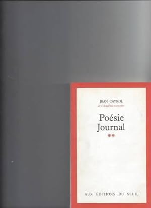 Poésie journal tome 2