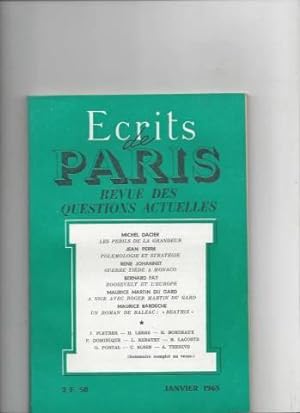 Ecrits de Paris N°211
