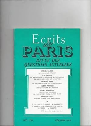 Ecrits de Paris N°201