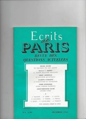 Ecrits de Paris N°197