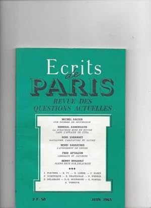 Ecrits de Paris N°216