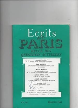 Ecrits de Paris N°222