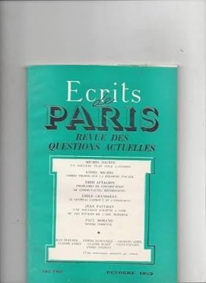 Ecrits de Paris N°175