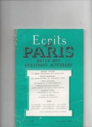 Ecrits de Paris N°185