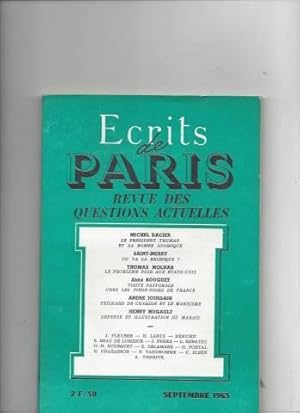 Ecrits de Paris N°218