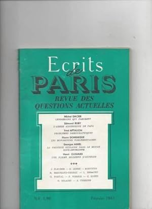 Ecrits de Paris N°193