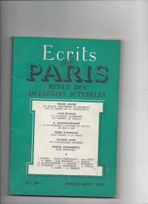 Ecrits de paris n°217