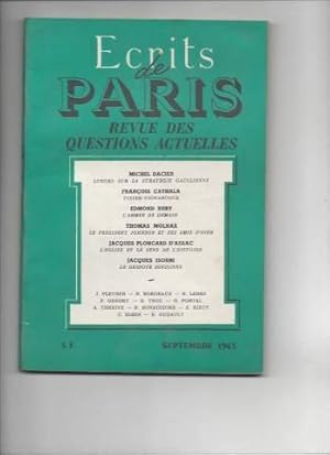 Ecrits de paris n°240