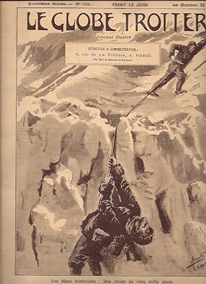 Le Globe Trotter (Journal illustré) / N°163 du 16 mars 1905 : Les Alpes homicides, une chute de c...