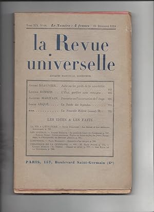 La revue universelle tome XIX n°18