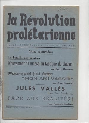 La revolution proletarienne n°337