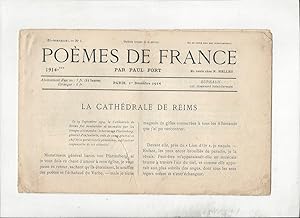 Poemes de france 24 numeros du 1er decembre au 15 novembre 1915