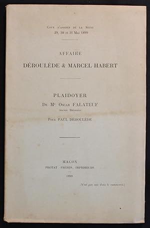 Affaire Déroulède & Marcel Habert