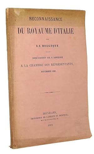 Reconnaissance du royaume d'Italie par la Belgique