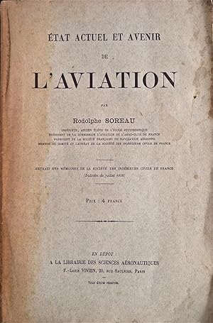 Etat actuel et avenir de l'aviation,