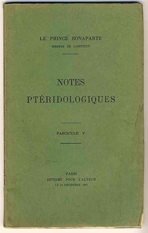 Notes ptéridologiques. Fascicule 5