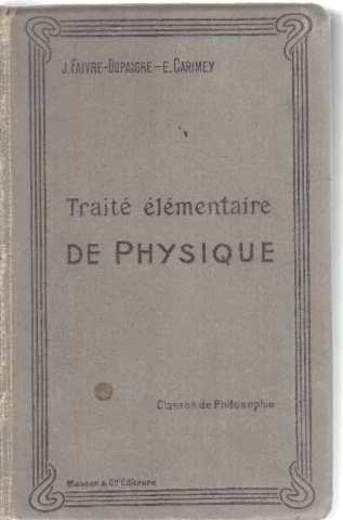 Traite Elementaire de Physique