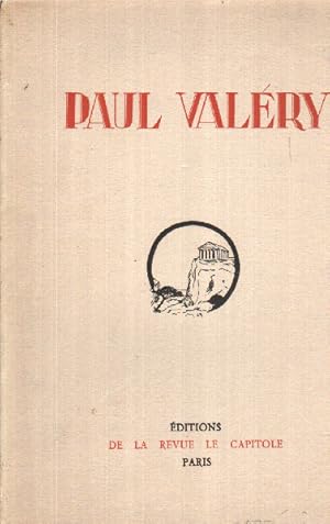 Paul valery / etude-portrait-documents-biographies/ exemplaire numeroté sur velin