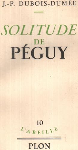 Solitude de péguy