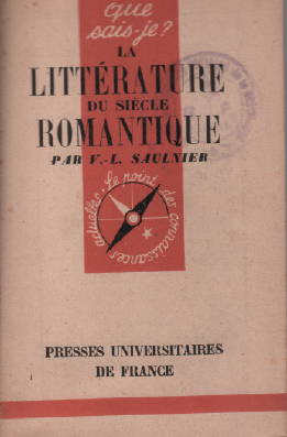 La littérature du siècle romantique