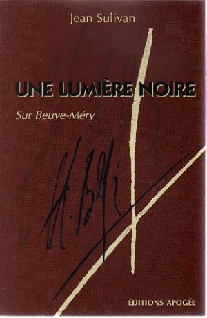 Une lumière noire : Sur Beuve-Méry