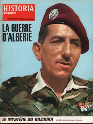La guerre d'algerie/ revue historia magazine n° 222/ le mystere du bazooka