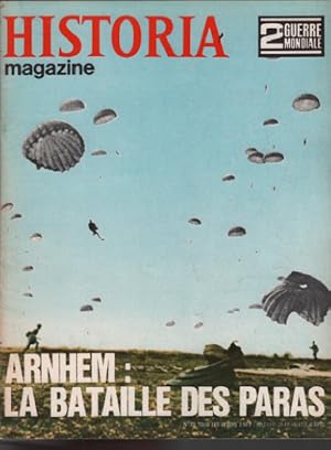 2° guerre mondiale / historia magazine n° 77 / arnhem : la bataille des paras