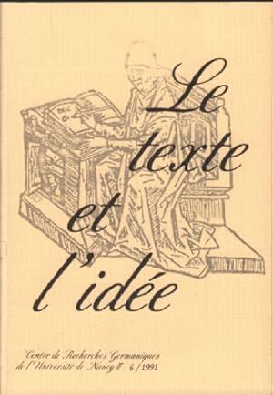 Le texte et l'idée n° 6