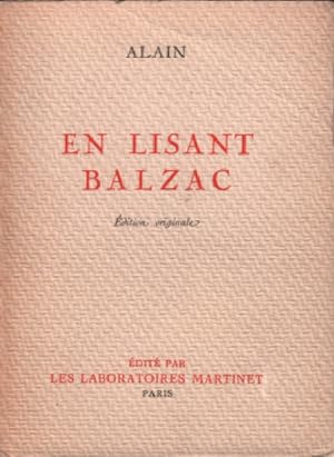 En lisant balzac / edition originale