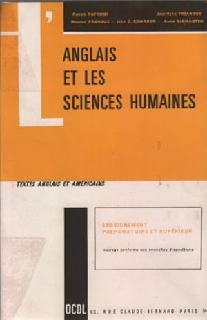 L'anglais et les sciences humaines / textes anglais et americains