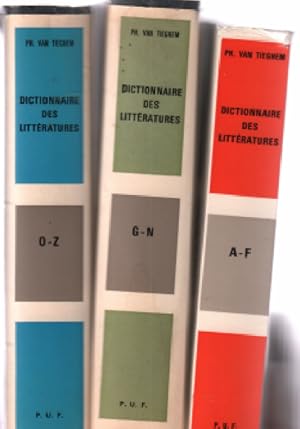 Dictionnaire des litteratures / complet en 3 tomes