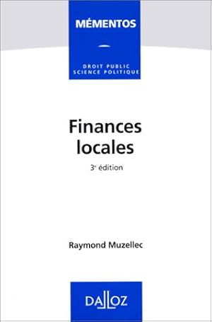 FINANCES LOCALES. 3ème édition 1998