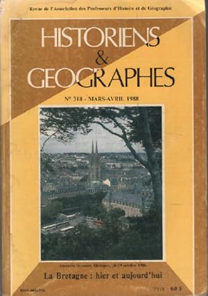 Historiens & géographes n° 318