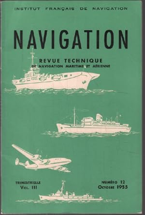 Revue technique de navigation maritime et aérienne n° 12