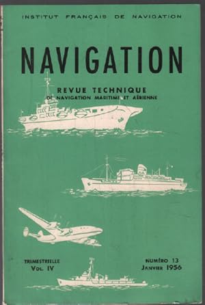 Revue technique de navigation maritime et aérienne n° 13