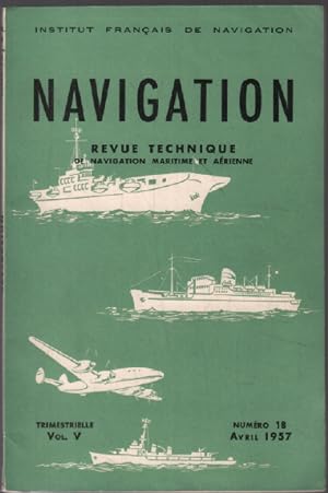 Revue technique de navigation maritime et aérienne n° 18