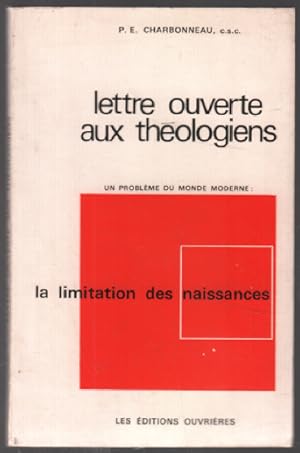 La limitation des naissances / lettre ouverte aux théologiens