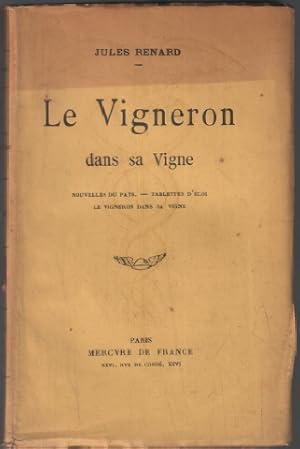 Le vigneron dans sa vigne