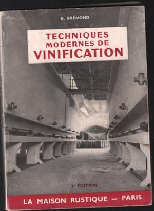 Techniques modernes de vinification