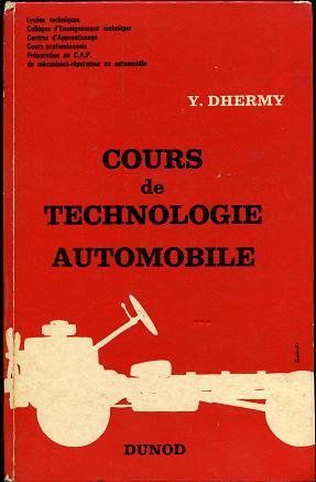 COURS DE TECHNOLOGIE AUTOMOBILE