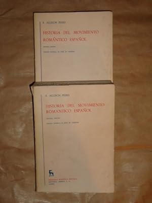 Historia del movimiento romántico español (2 tomos)