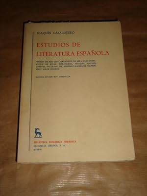 Estudios de literatura española